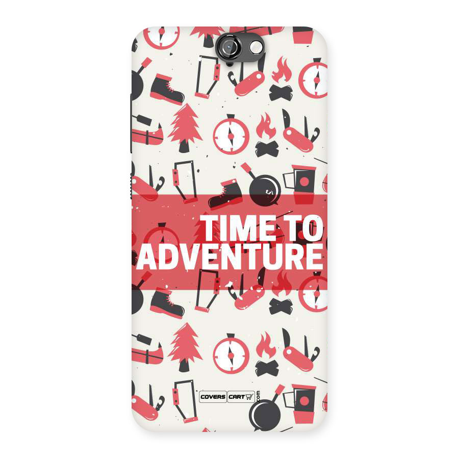 Time To Adventure Radiant Red Back Case for HTC One A9