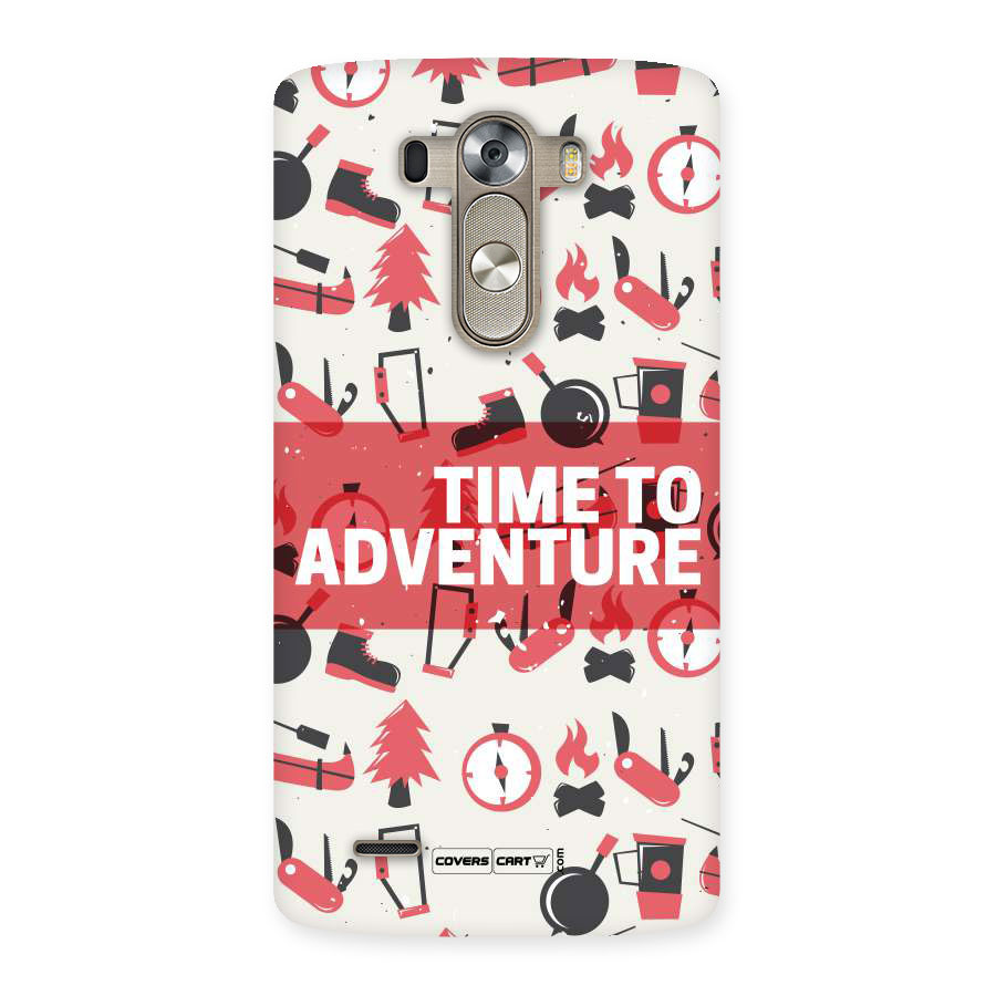 Time To Adventure Radiant Red Back Case for LG G3