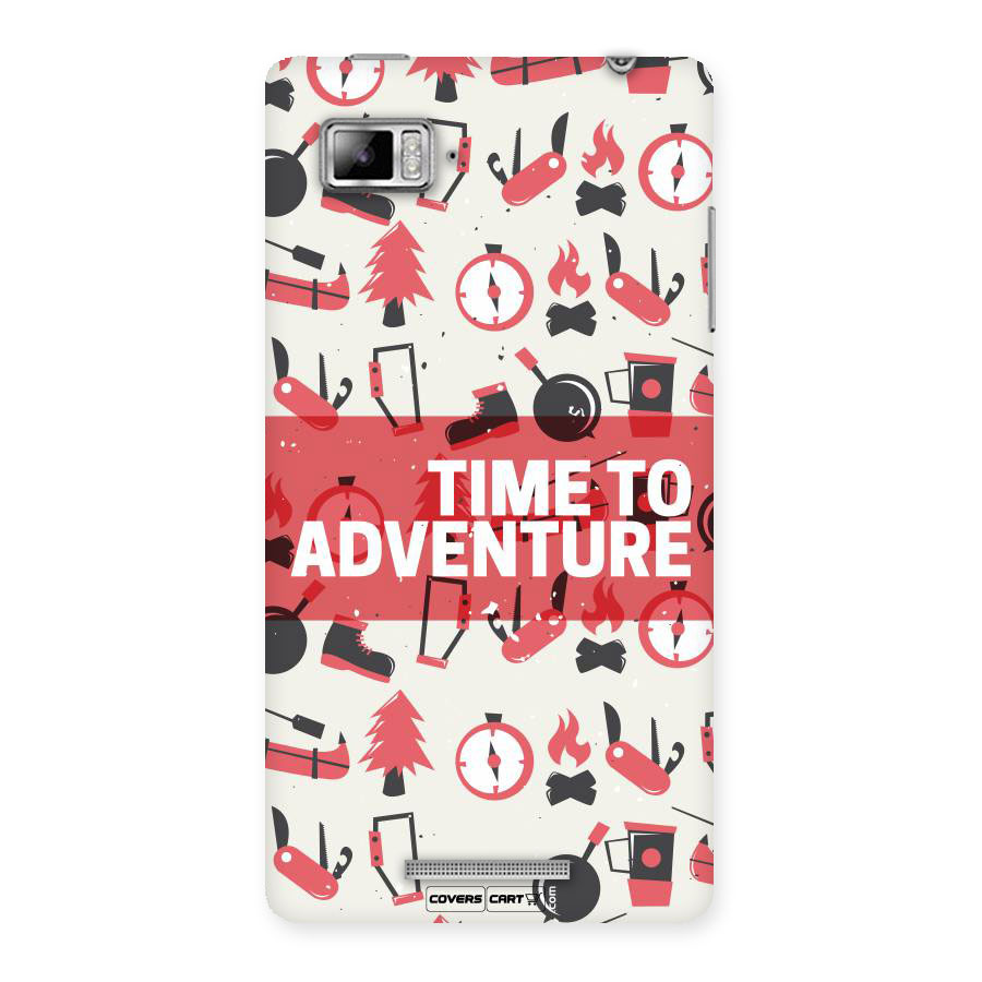 Time To Adventure Radiant Red Back Case for Lenovo Vibe Z K910
