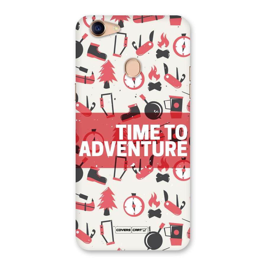 Time To Adventure Radiant Red Back Case for Oppo F5
