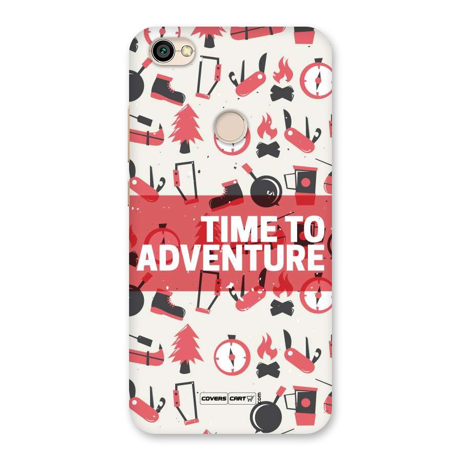 Time To Adventure Radiant Red Back Case for Redmi Y1 2017