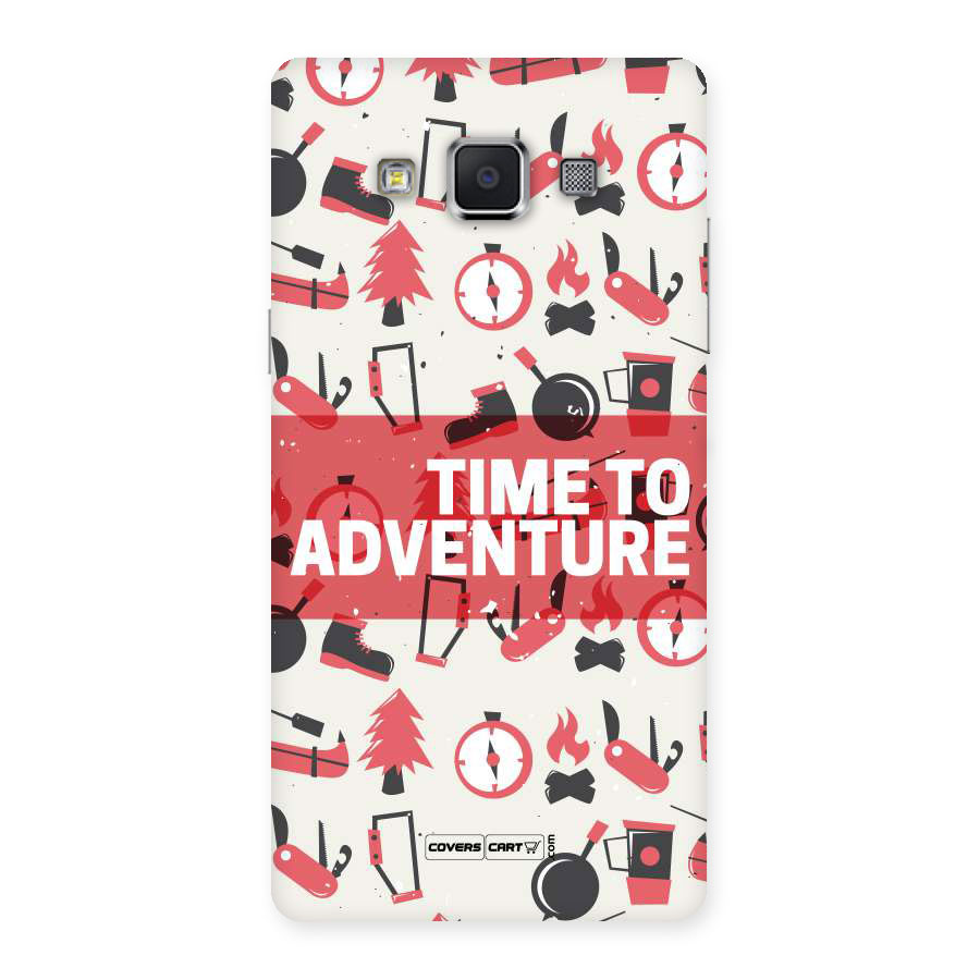 Time To Adventure Radiant Red Back Case for Samsung Galaxy A5