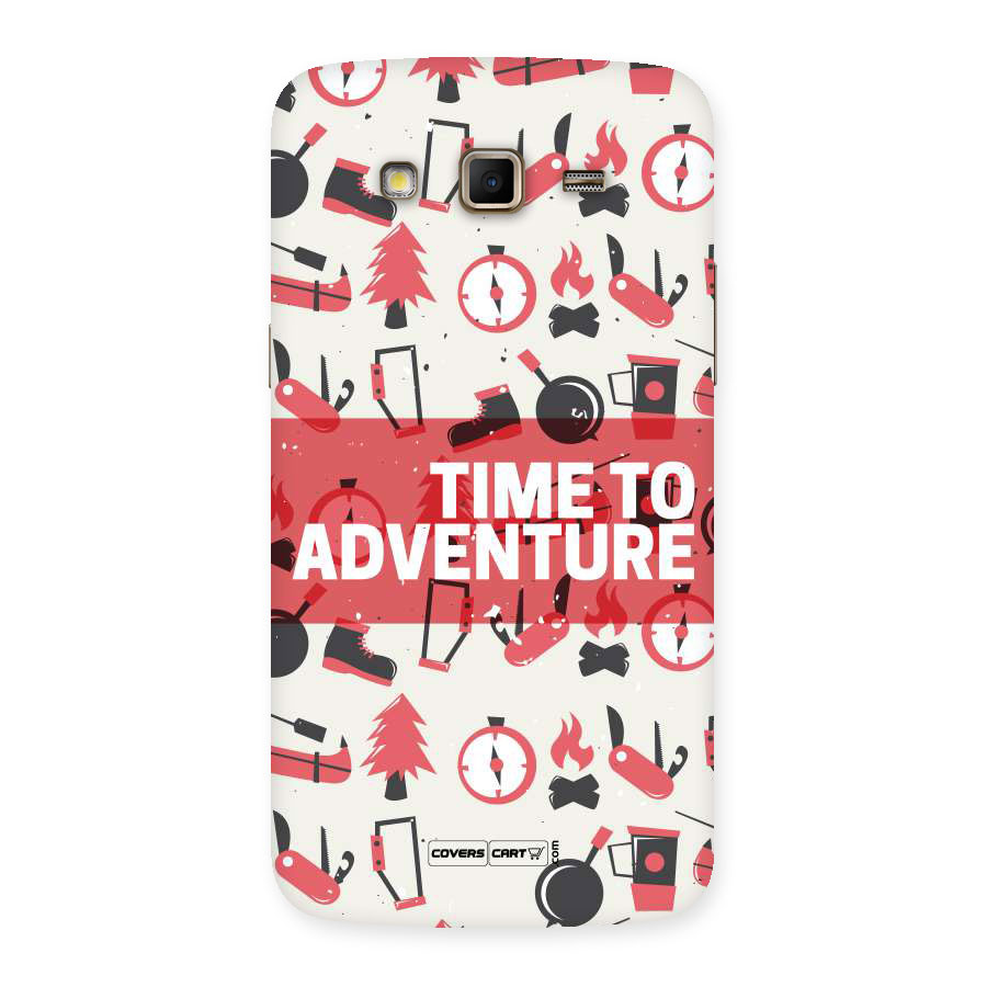 Time To Adventure Radiant Red Back Case for Samsung Galaxy Grand 2
