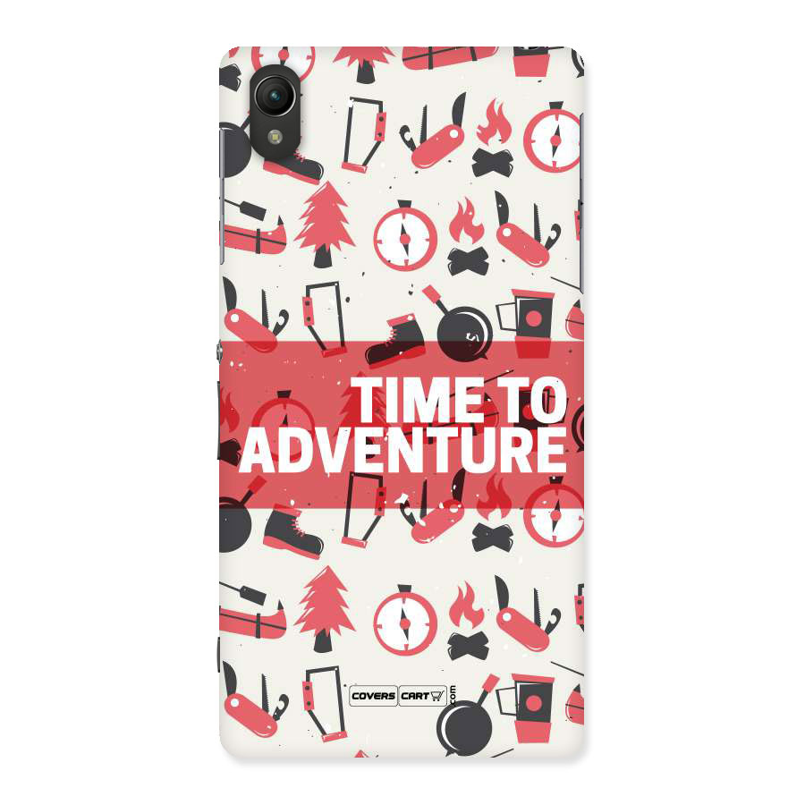 Time To Adventure Radiant Red Back Case for Sony Xperia Z2