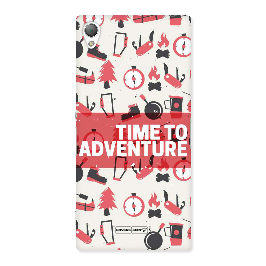 Time To Adventure Radiant Red Back Case for Sony Xperia Z3