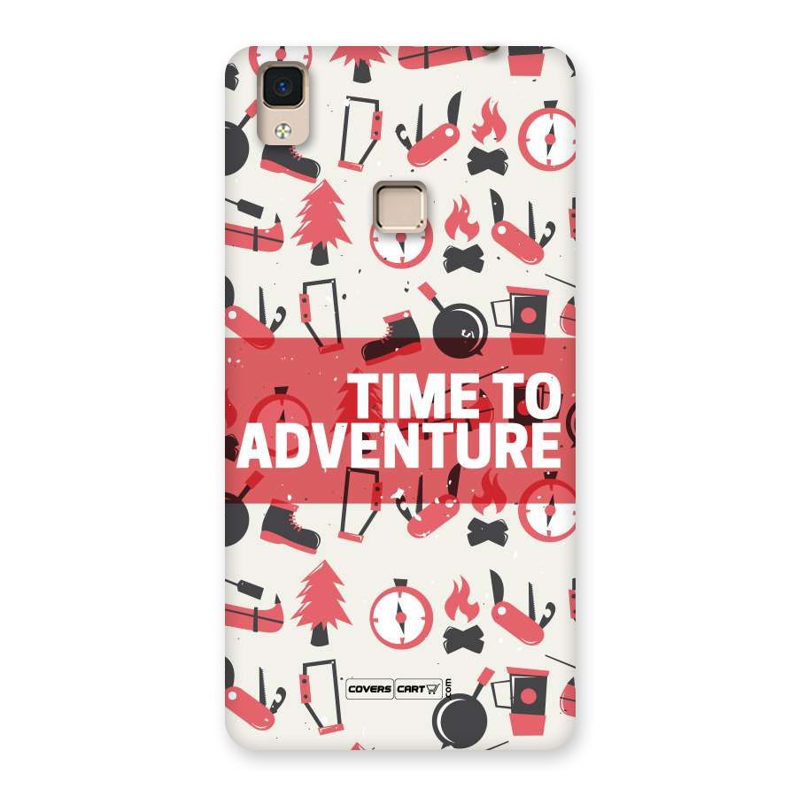 Time To Adventure Radiant Red Back Case for V3 Max
