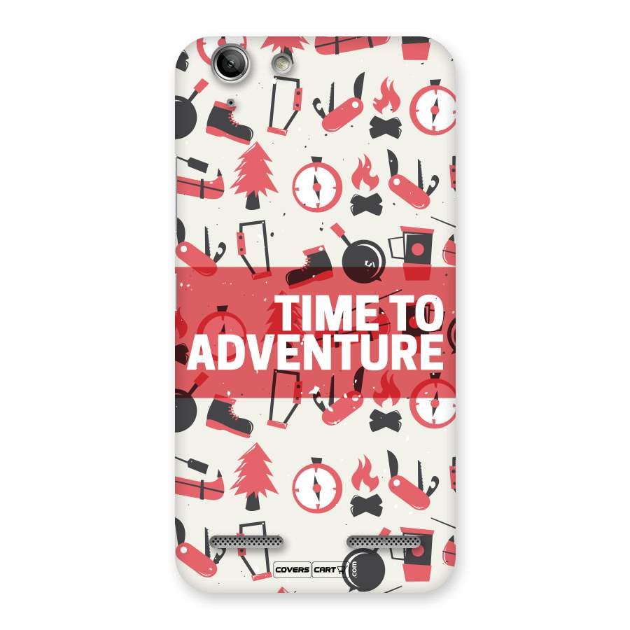Time To Adventure Radiant Red Back Case for Vibe K5