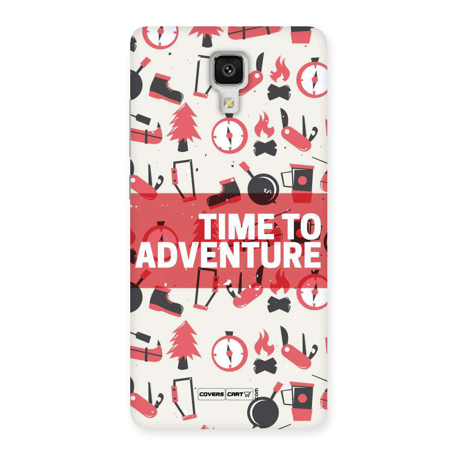 Time To Adventure Radiant Red Back Case for Xiaomi Mi 4