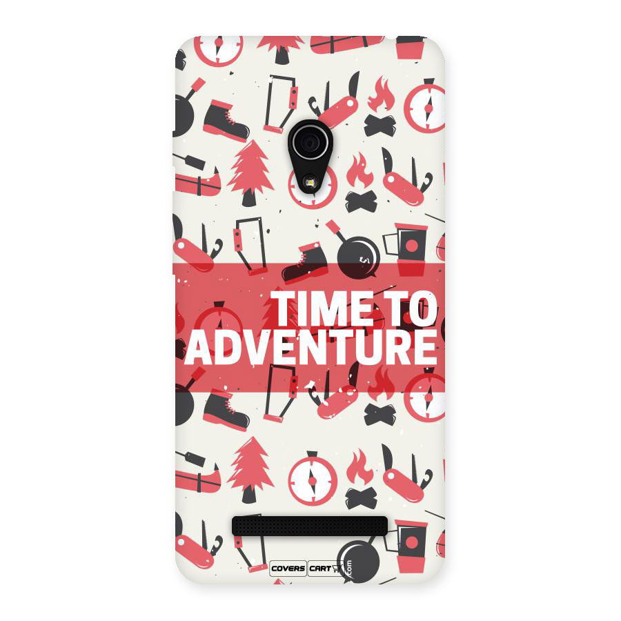 Time To Adventure Radiant Red Back Case for Zenfone 5