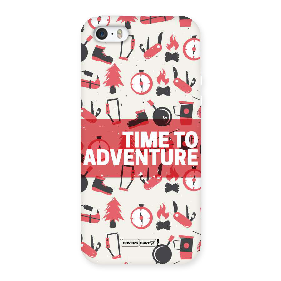 Time To Adventure Radiant Red Back Case for iPhone 5 5S
