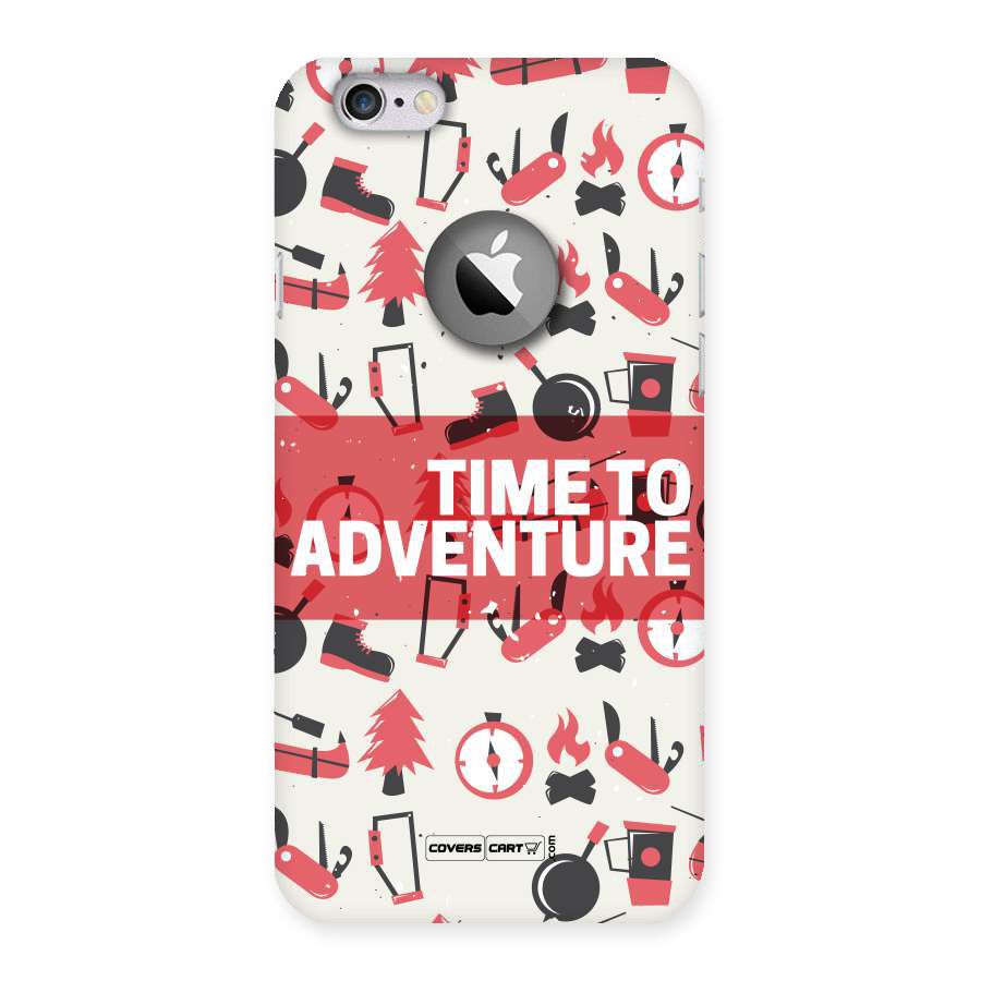 Time To Adventure Radiant Red Back Case for iPhone 6 Logo Cut