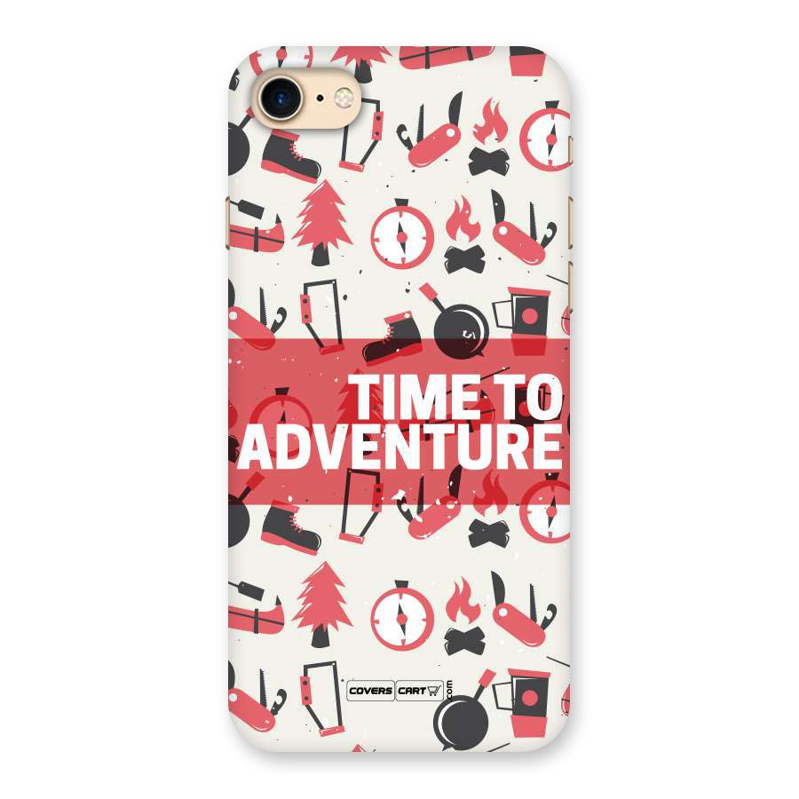 Time To Adventure Radiant Red Back Case for iPhone 7