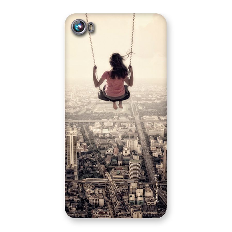 Top Of The World Back Case for Micromax Canvas Fire 4 A107