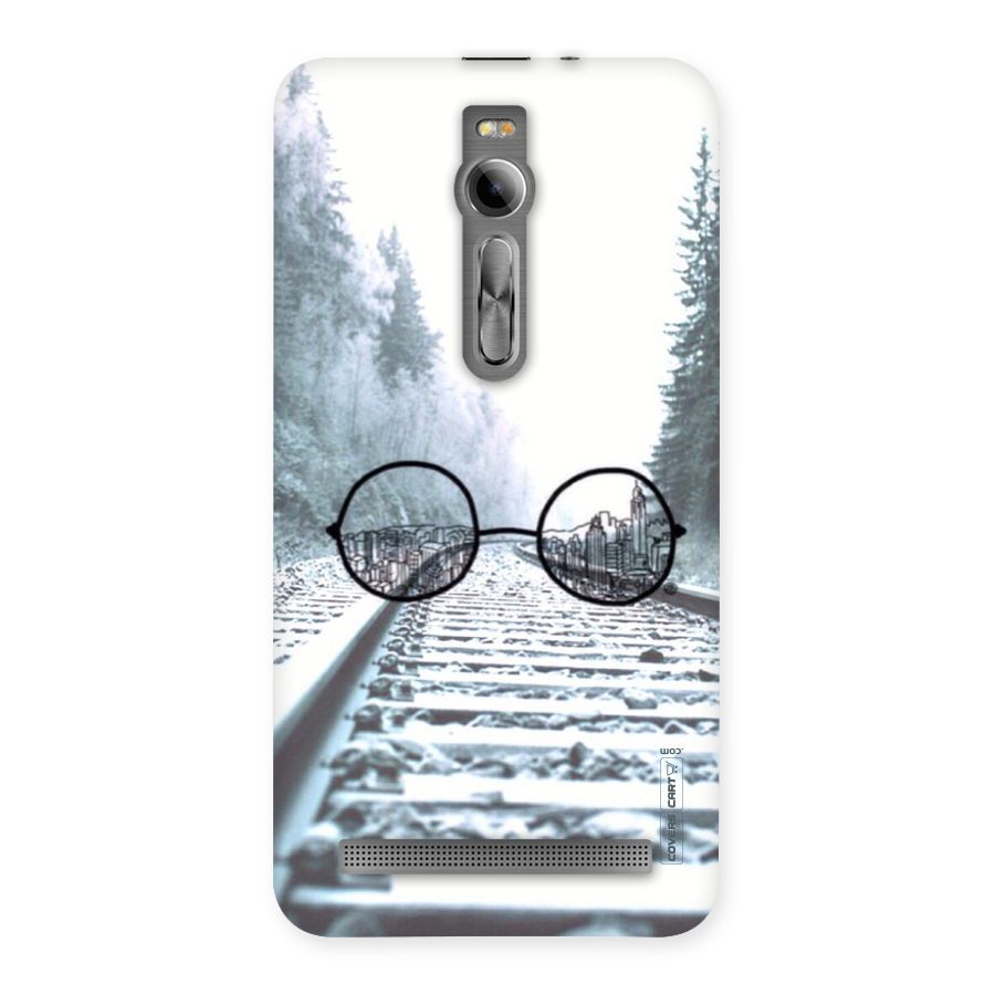 Tracks And Specs Back Case for Asus Zenfone 2