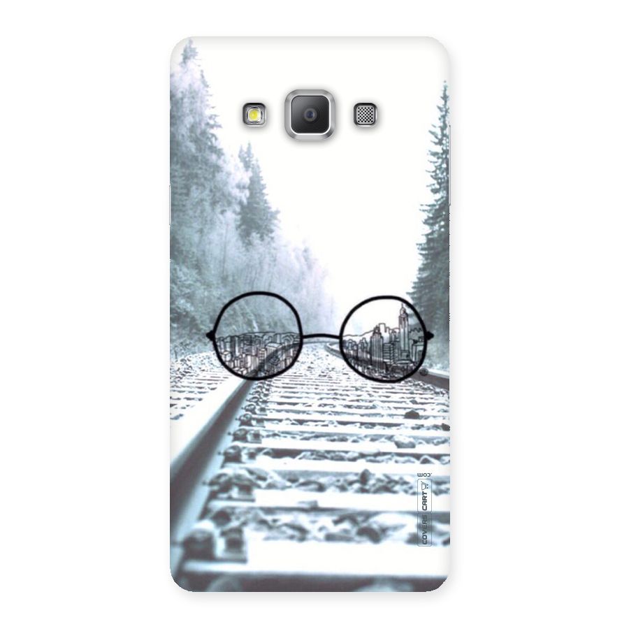 Tracks And Specs Back Case for Galaxy A7