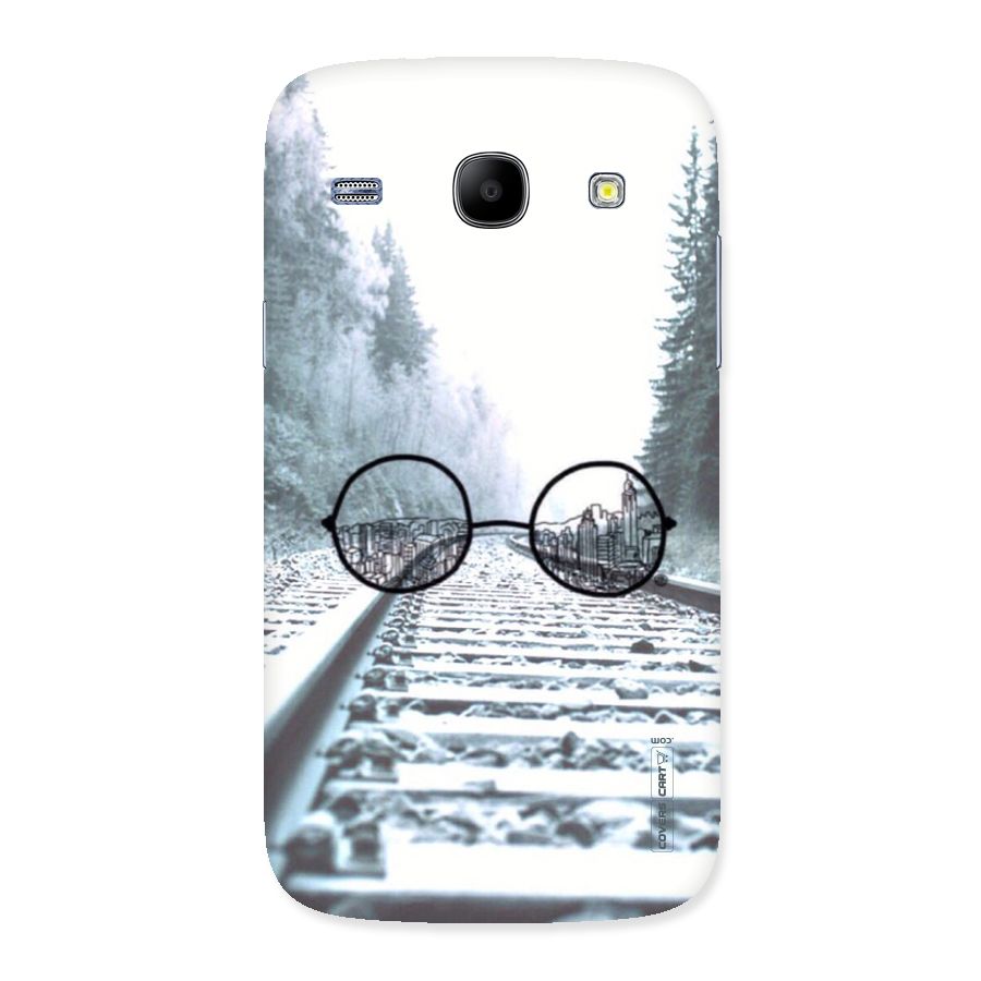 Tracks And Specs Back Case for Galaxy Core