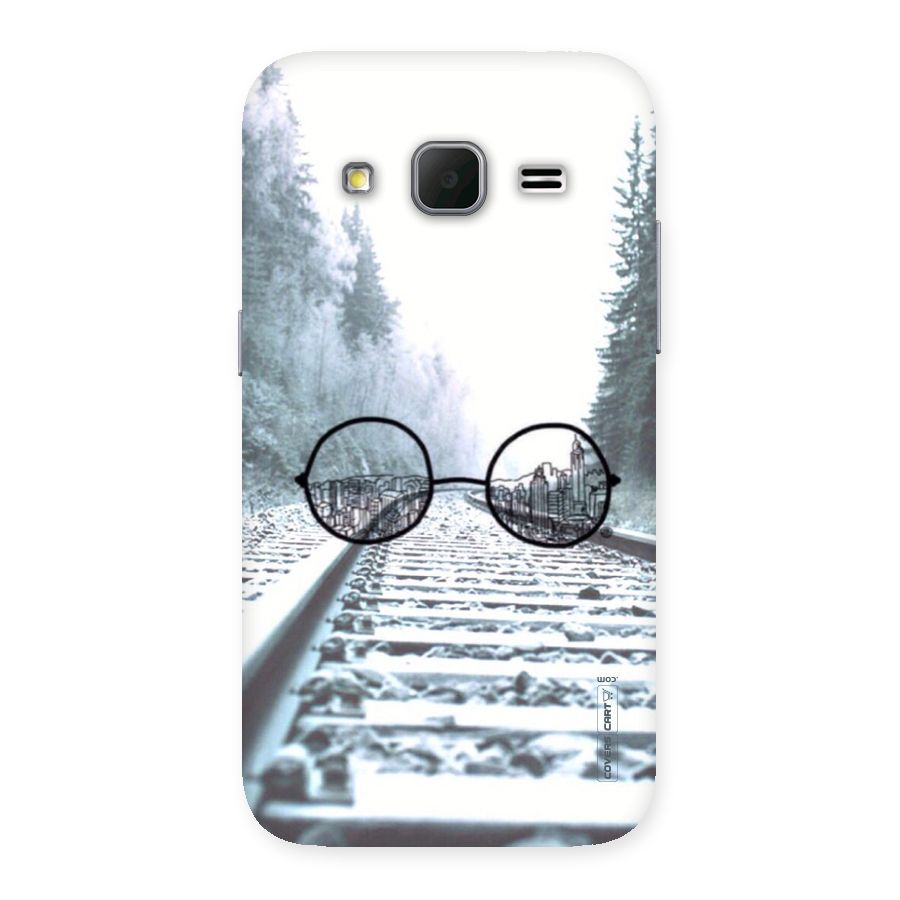 Tracks And Specs Back Case for Galaxy Core Prime