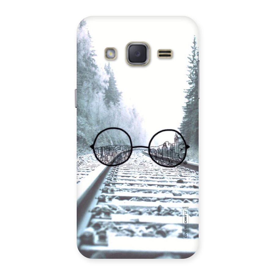 Tracks And Specs Back Case for Galaxy J2