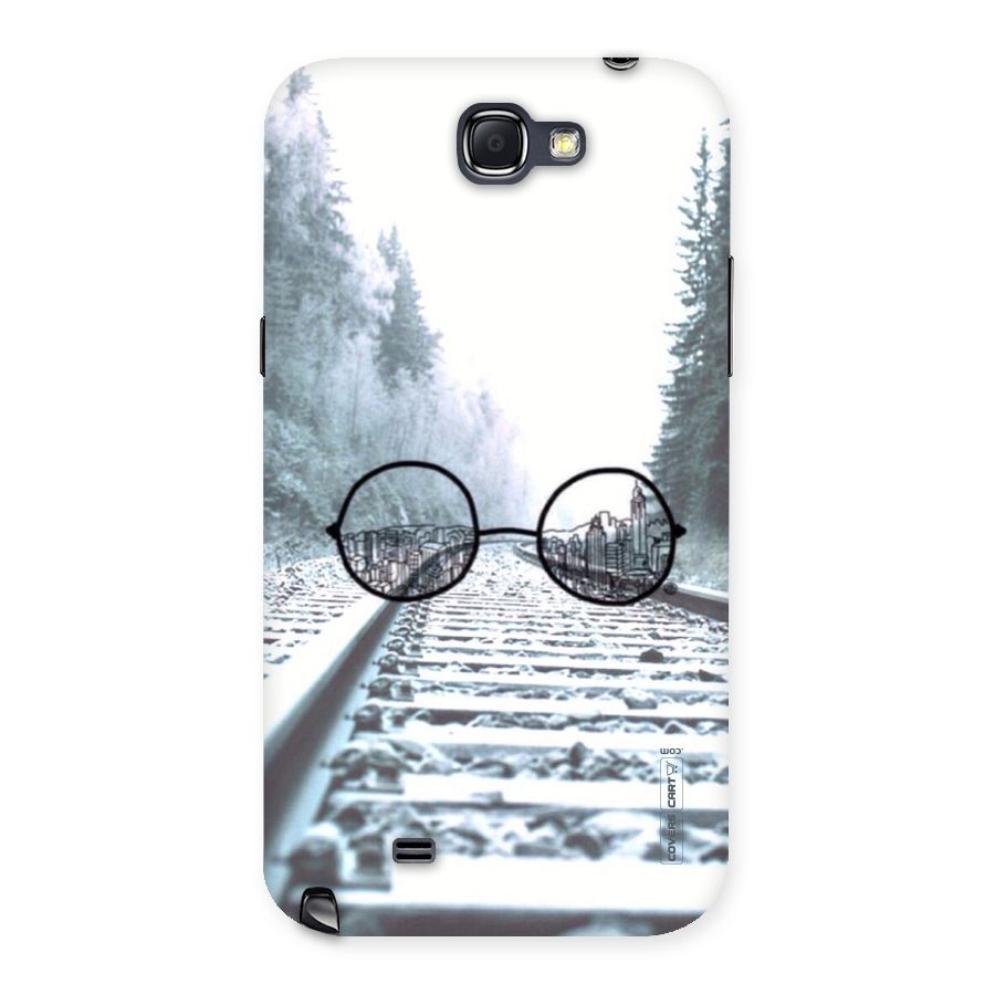 Tracks And Specs Back Case for Galaxy Note 2
