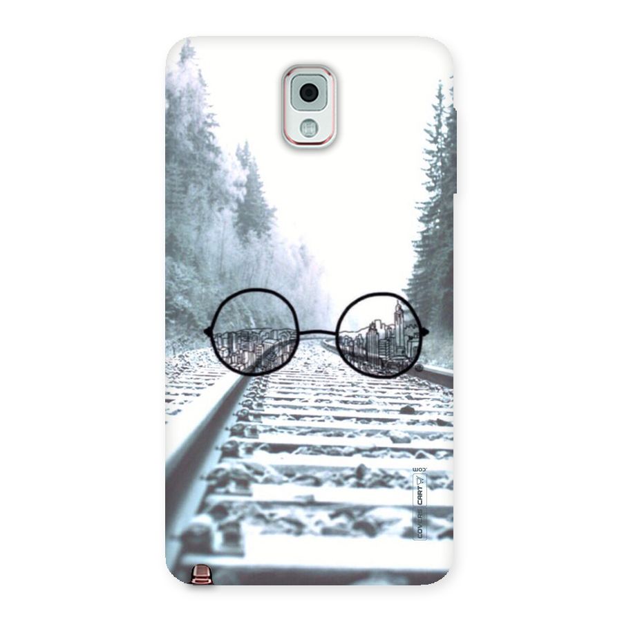 Tracks And Specs Back Case for Galaxy Note 3