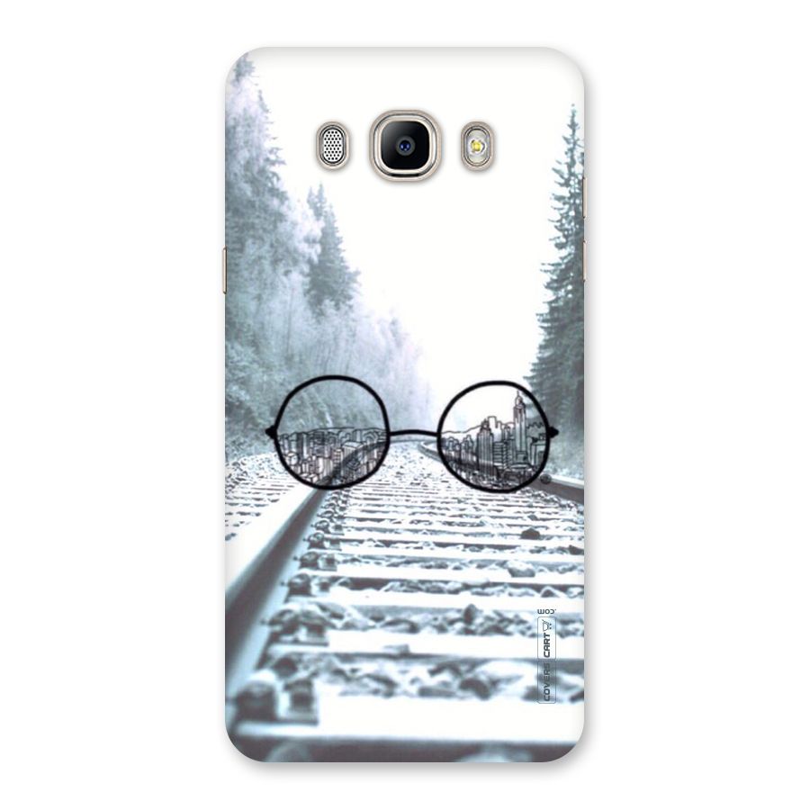 Tracks And Specs Back Case for Galaxy On8