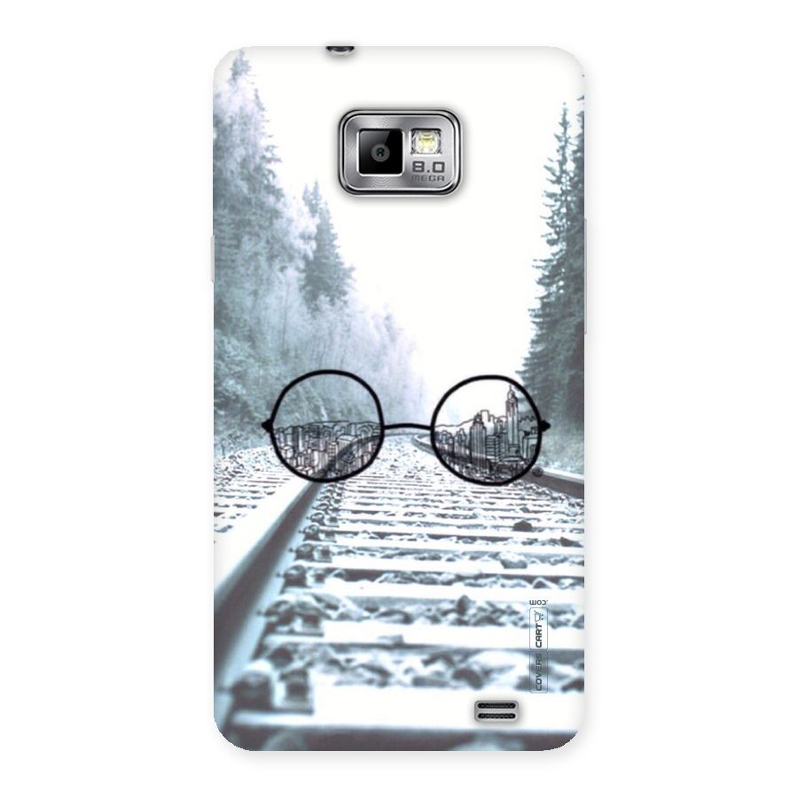 Tracks And Specs Back Case for Galaxy S2