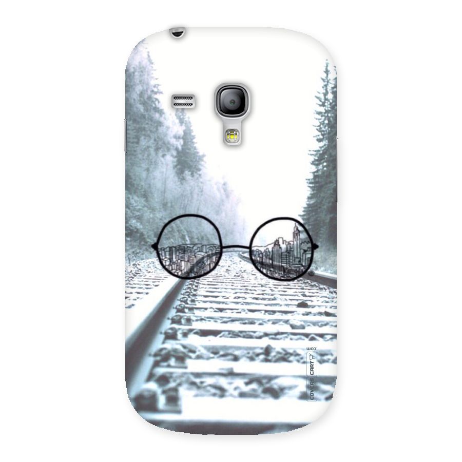 Tracks And Specs Back Case for Galaxy S3 Mini