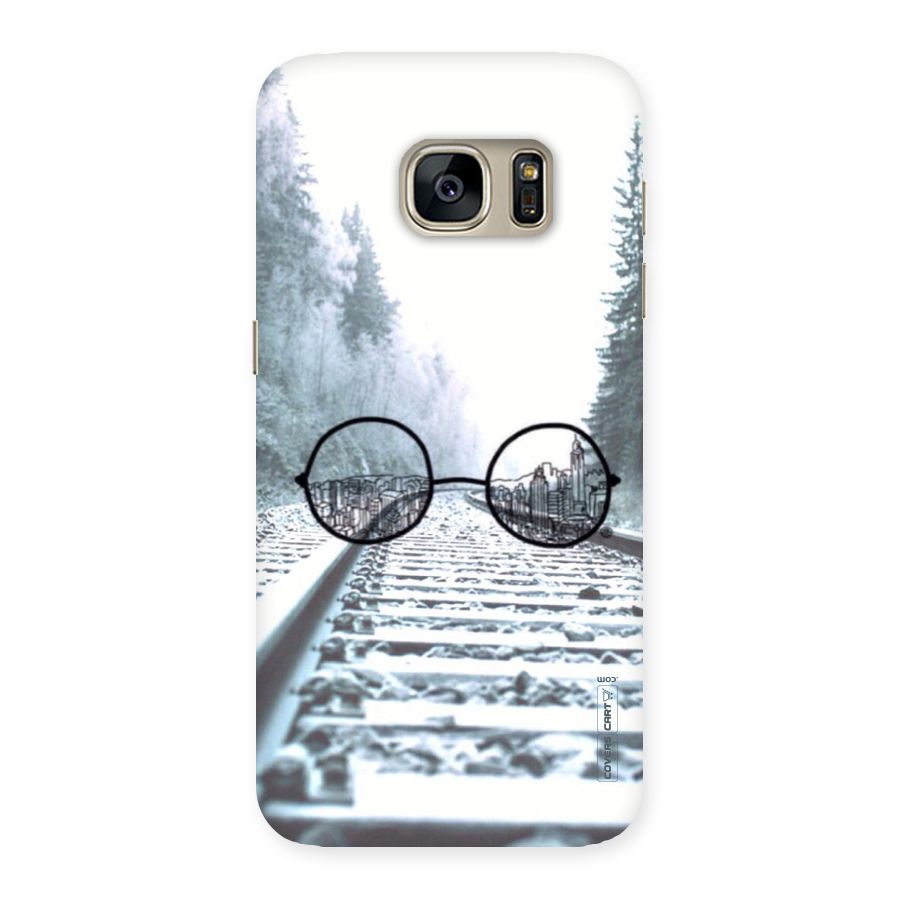 Tracks And Specs Back Case for Galaxy S7