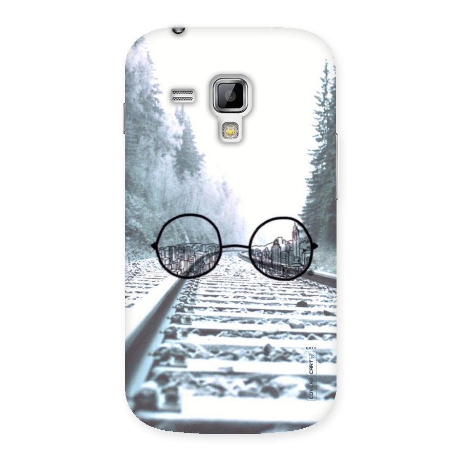 Tracks And Specs Back Case for Galaxy S Duos