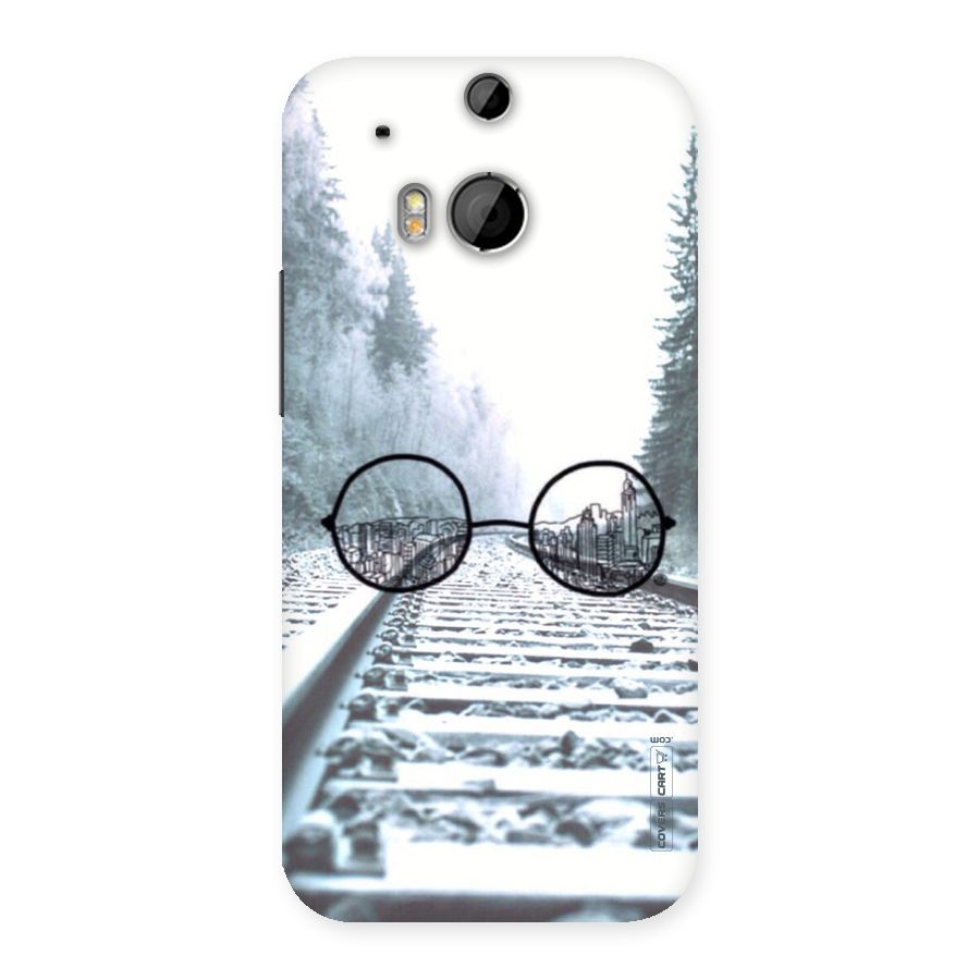 Tracks And Specs Back Case for HTC One M8