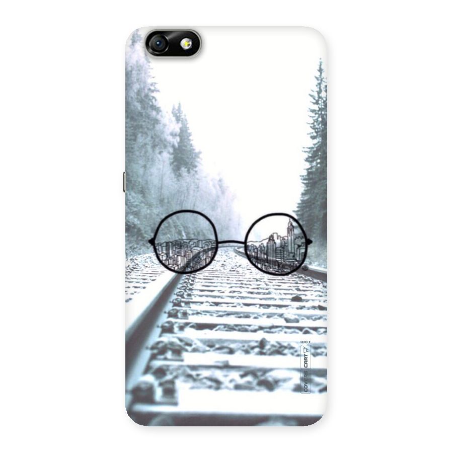 Tracks And Specs Back Case for Honor 4X