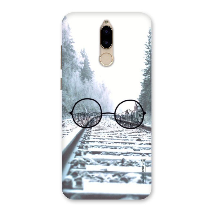 Tracks And Specs Back Case for Honor 9i