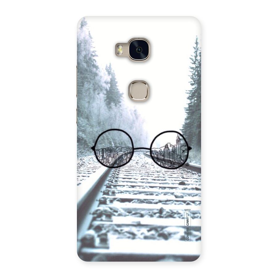 Tracks And Specs Back Case for Huawei Honor 5X