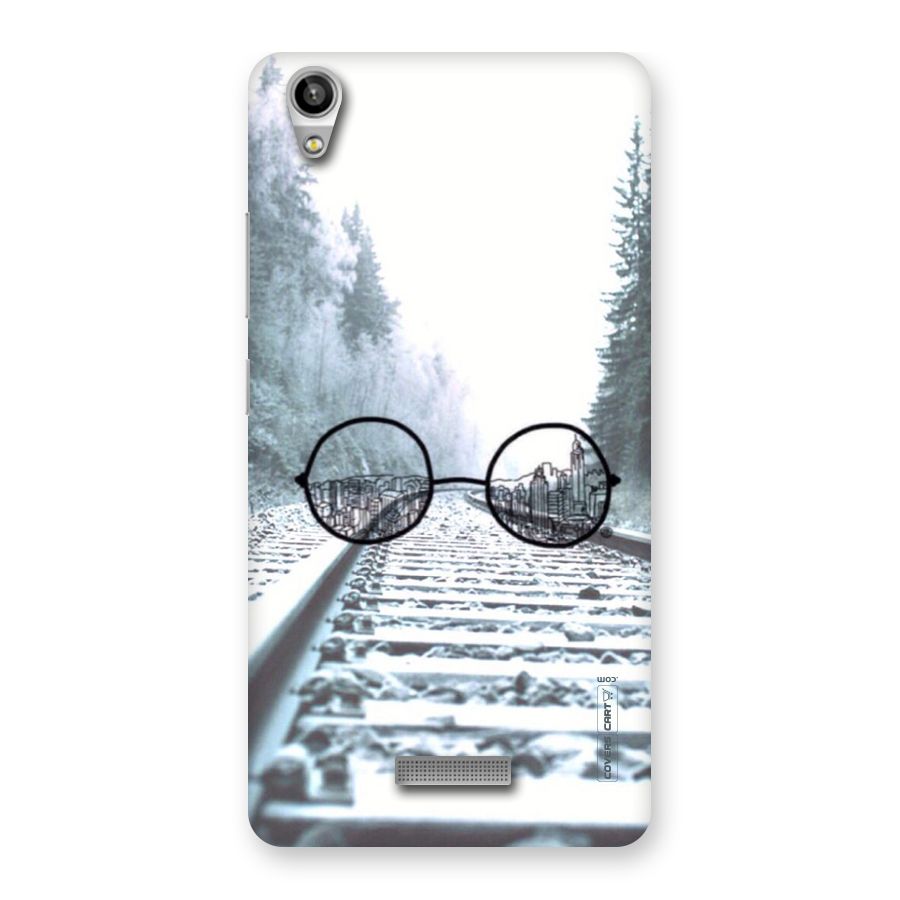 Tracks And Specs Back Case for Lava-Pixel-V1