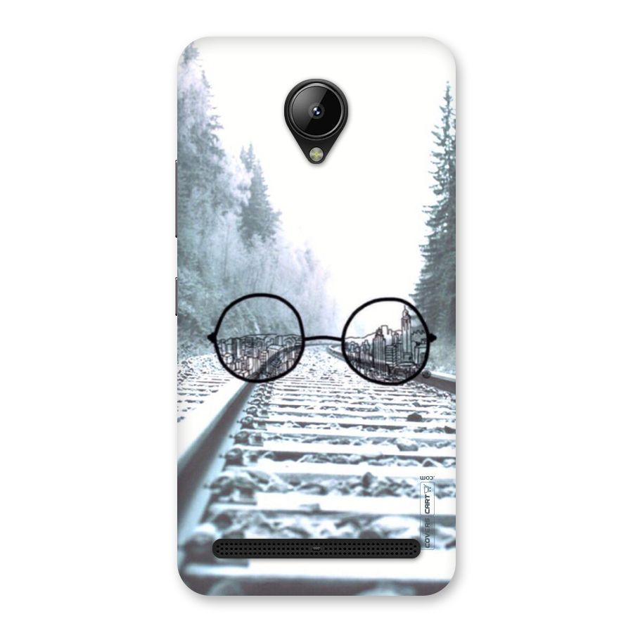 Tracks And Specs Back Case for Lenovo C2