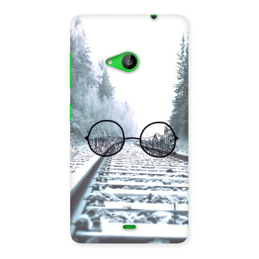 Tracks And Specs Back Case for Lumia 535