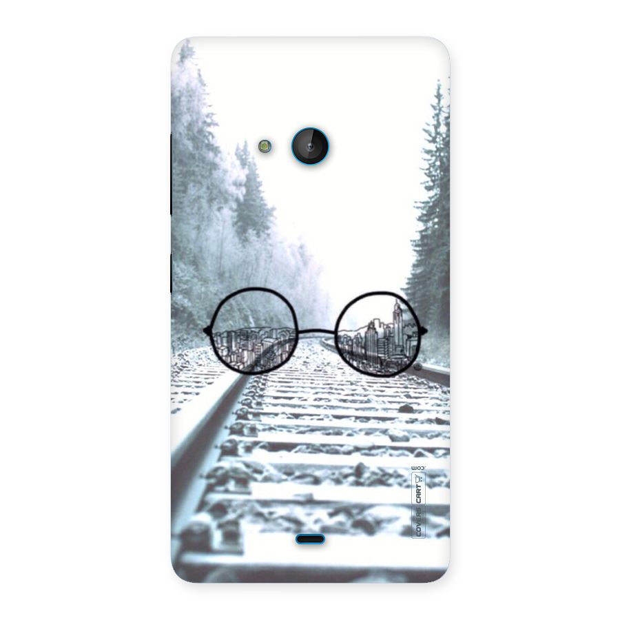 Tracks And Specs Back Case for Lumia 540