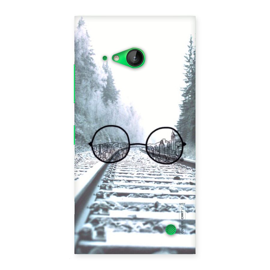 Tracks And Specs Back Case for Lumia 730