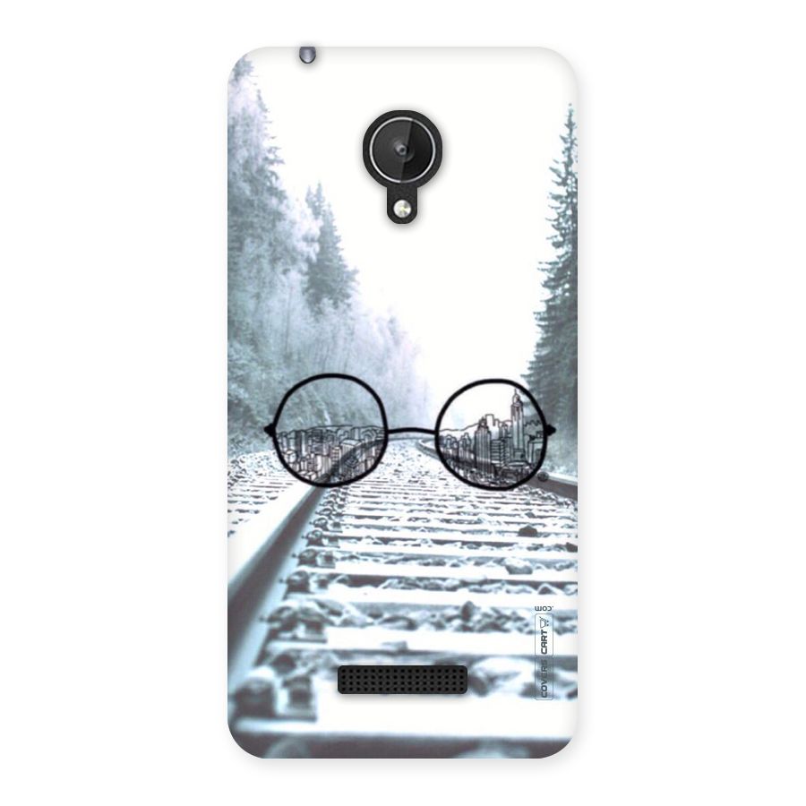 Tracks And Specs Back Case for Micromax Canvas Spark Q380