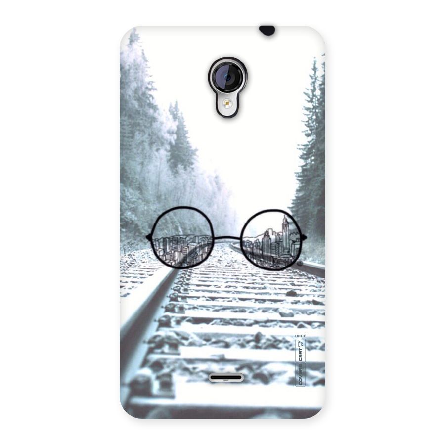 Tracks And Specs Back Case for Micromax Unite 2 A106