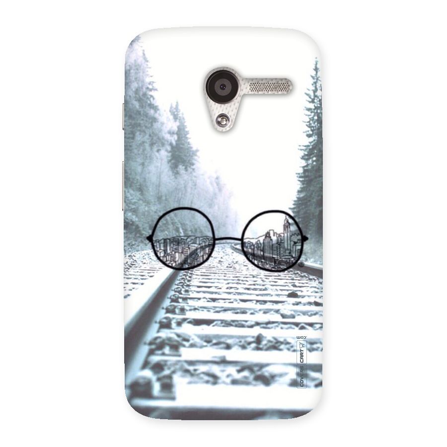 Tracks And Specs Back Case for Moto X