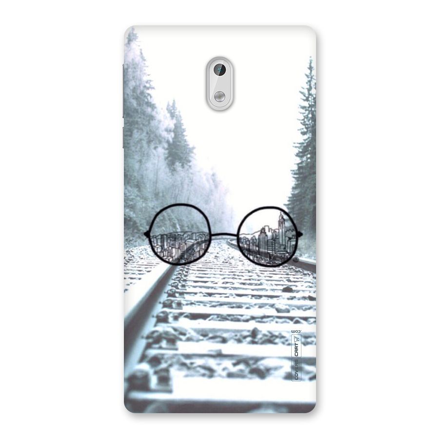 Tracks And Specs Back Case for Nokia 3