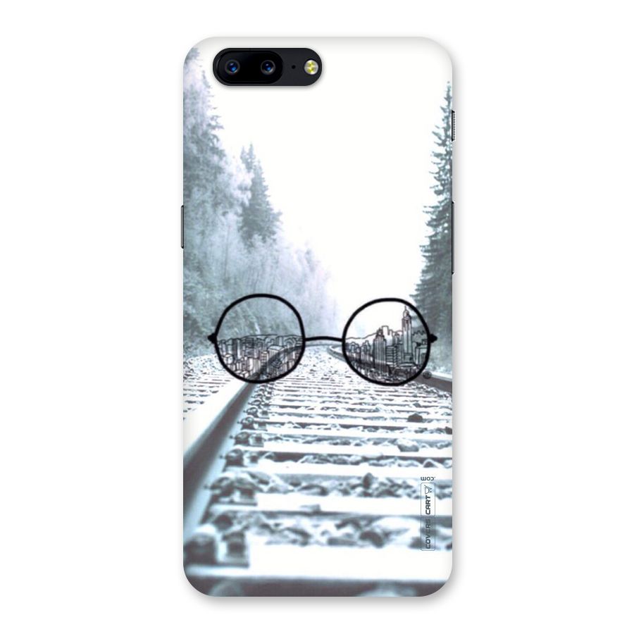 Tracks And Specs Back Case for OnePlus 5
