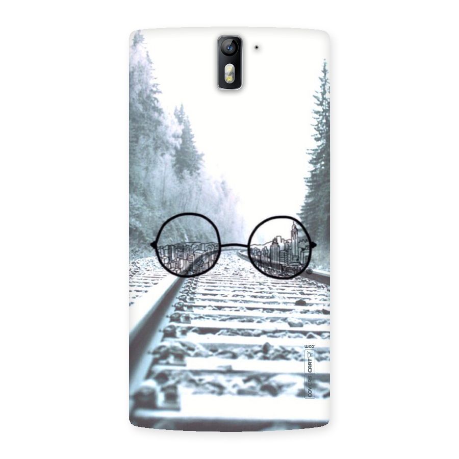 Tracks And Specs Back Case for One Plus One