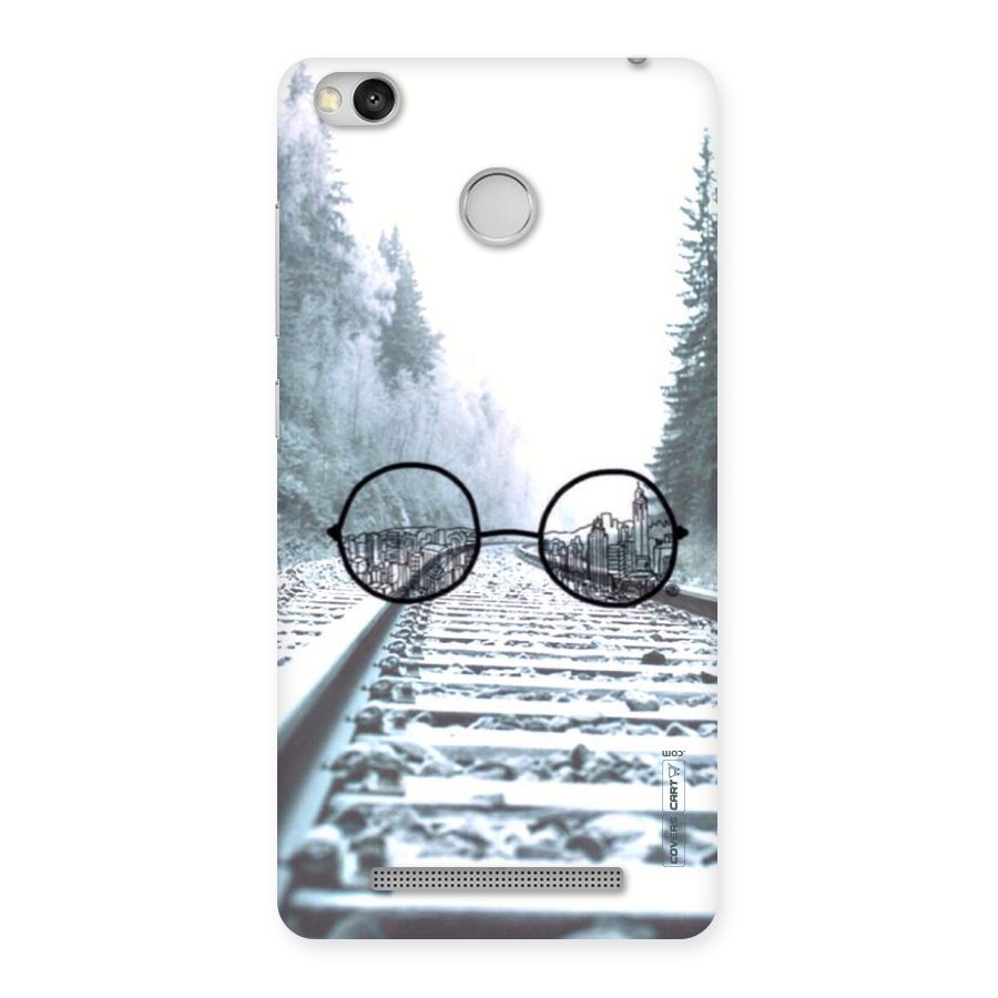 Tracks And Specs Back Case for Redmi 3S Prime