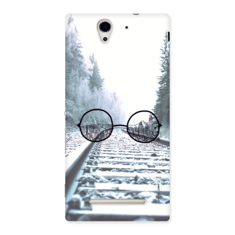 Tracks And Specs Back Case for Sony Xperia C3