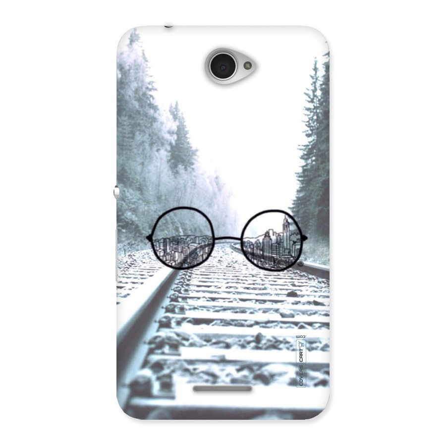 Tracks And Specs Back Case for Sony Xperia E4