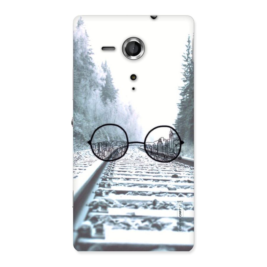 Tracks And Specs Back Case for Sony Xperia SP