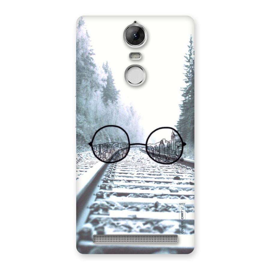 Tracks And Specs Back Case for Vibe K5 Note