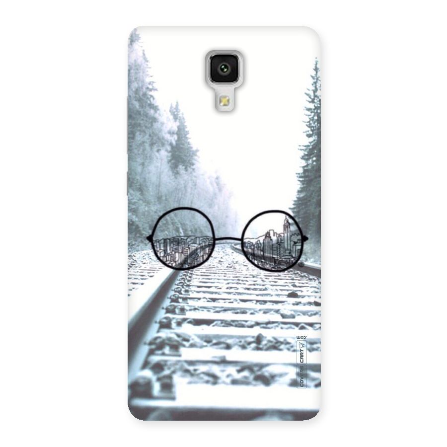 Tracks And Specs Back Case for Xiaomi Mi 4
